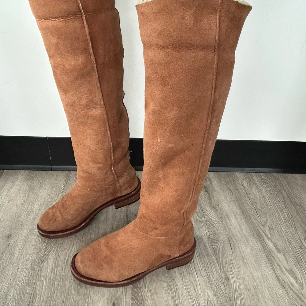 Coach Tan Women’s over the knee boots
